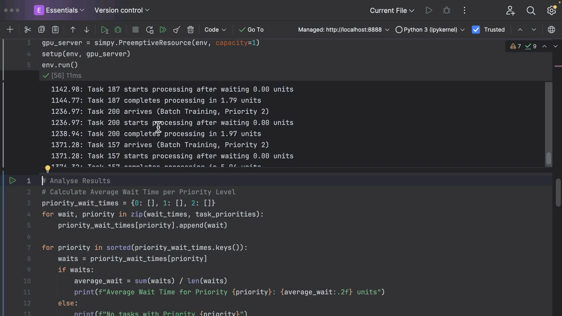 Course Snapshot 1